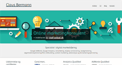 Desktop Screenshot of clausbermann.dk
